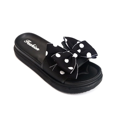 仙女风拖鞋女外穿2025年新款夏季时尚百搭厚底蝴蝶结沙滩凉拖鞋潮