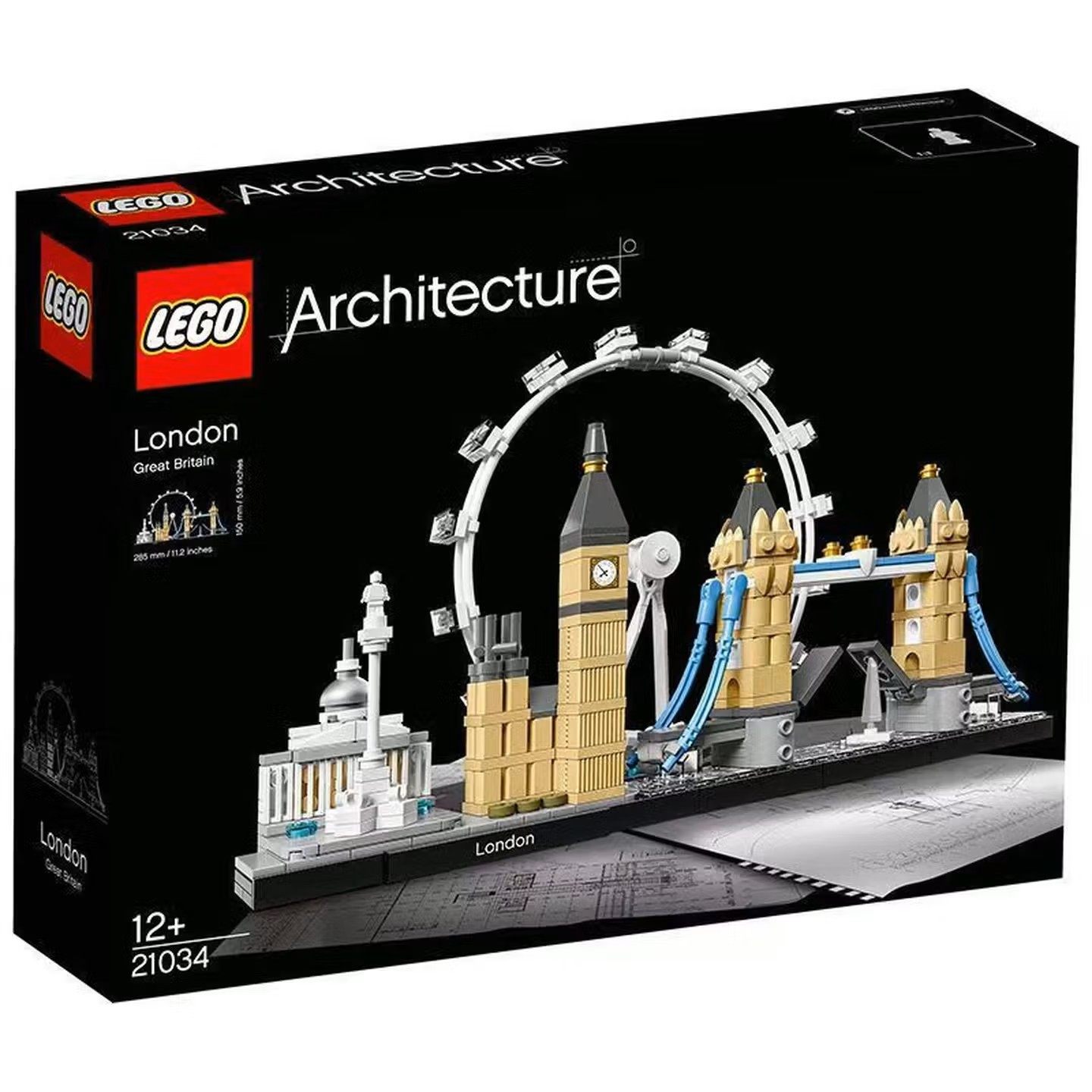 正品 LEGO 乐高 建筑系列 拼装积木小颗粒 21034 城市天际线
