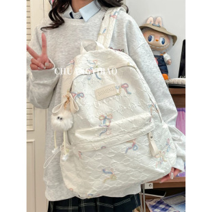 书包女生初中生小学生ins风高颜值黑色耐脏黑肩包女孩小双肩包女