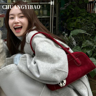 高级感包包手提包女大容量2025新款时尚枕头包小众秋冬单肩腋下包