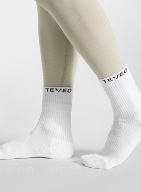 甜梨 TEVEO纯棉健身袜 健身跑步瑜伽运动吸汗防臭透气男女袜子