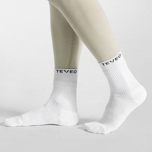 甜梨 TEVEO纯棉健身袜 健身跑步瑜伽运动吸汗防臭透气男女袜子