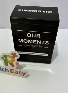 外贸桌游英文OUR MOMENTS girls Card Game女孩时光互动卡牌游戏