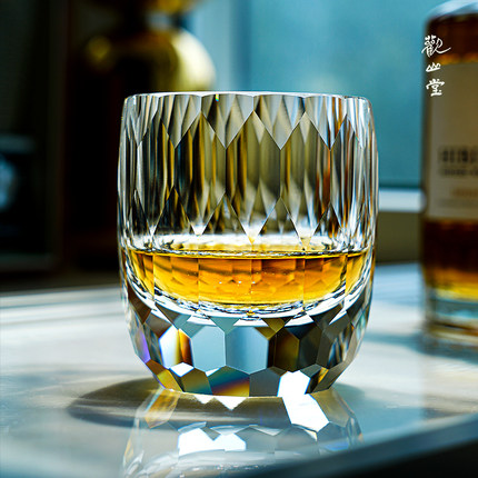 真K9水晶杯星光洋酒杯生日礼物杯优质无铅高级感威士忌酒杯礼盒装