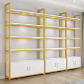 书架多层落地置物架家用收纳架陈列架储物架文件柜铁艺展示柜货架