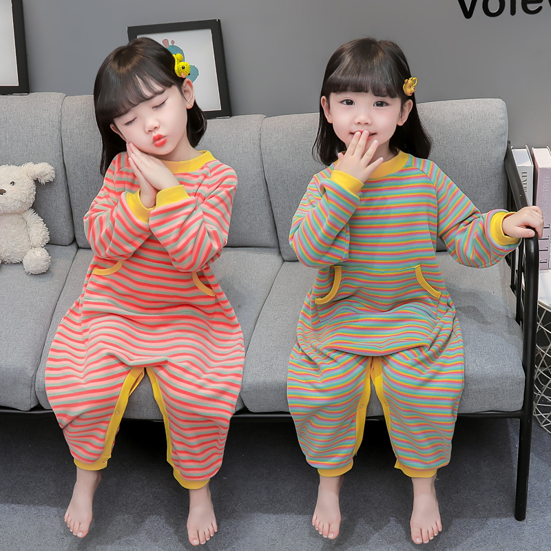 连体睡衣德绒恒温保暖防踢被睡袋