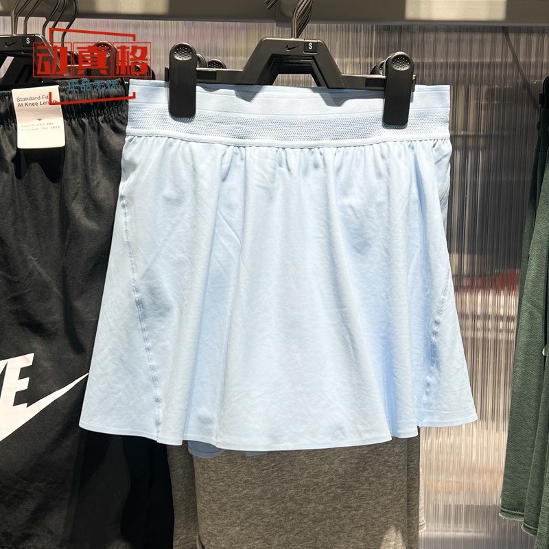 耐克女装2025夏季Dri-FIT速干透气运动网球半身裙 FZ6730-527-422