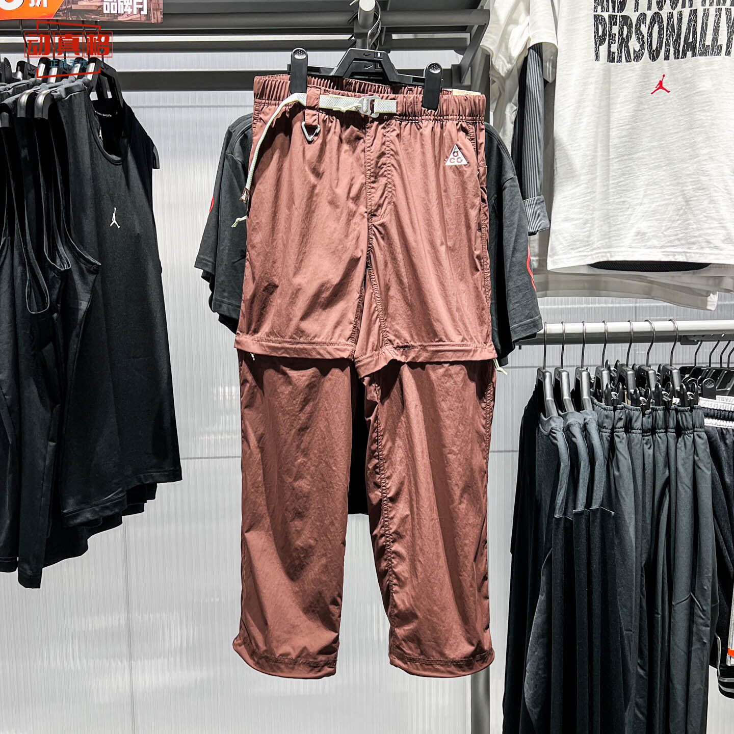 耐克2026夏男ACG户外工装可拆卸梭织速干直筒休闲长裤IQ6350-216