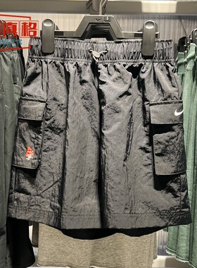 耐克女子2025夏新款梭织透气速干舒适运动休闲工装短裤IF0611-010