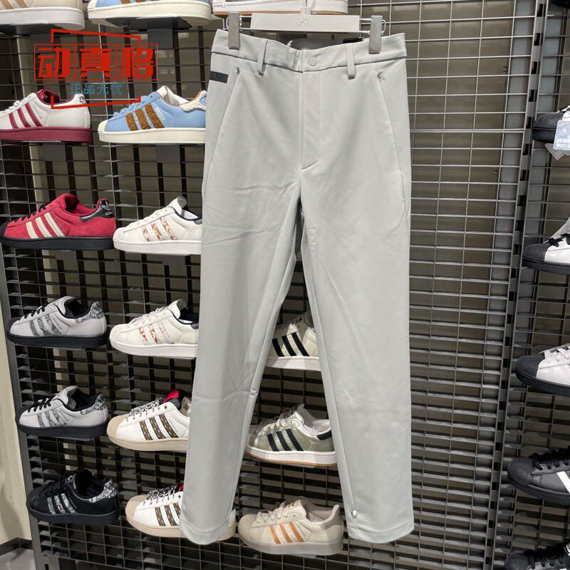 adidas阿迪达斯男款2025冬商务武宗系列修身舒适针织长裤 KB5110