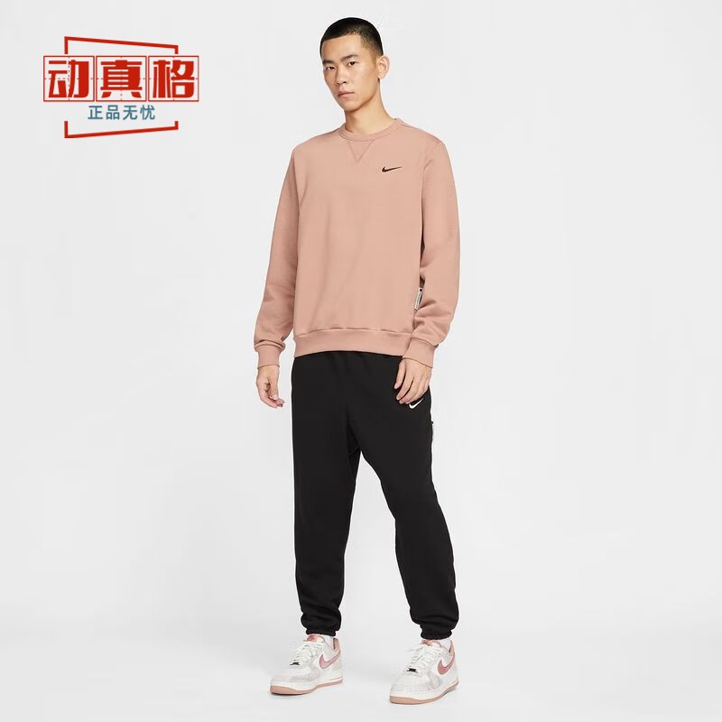 耐克男子加绒篮球圆领运动卫衣