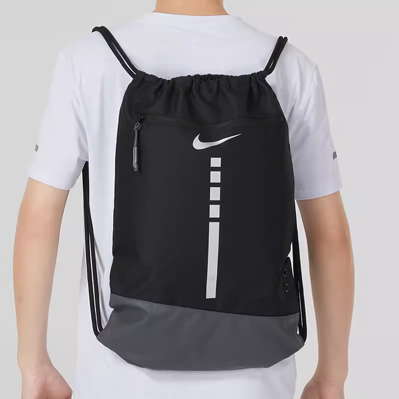 Nike耐克正品男子春新款运动抽绳收纳休闲篮球双肩背包DX9790-010