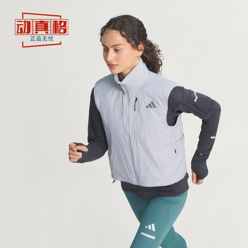 Adidas阿迪达斯女棉服2025秋新款拒水防风保暖跑步运动棉服JP3848