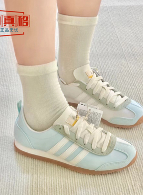 阿迪达斯男女同款冰淇淋T头鞋复古低帮拼接运动休闲鞋JI2434 2437