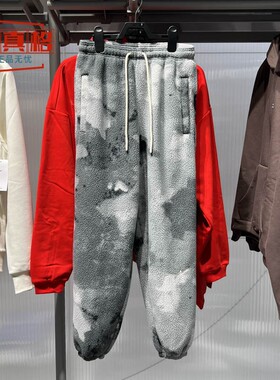 NIKE耐克2025冬季款男士运动日常束脚保暖刺绣休闲长裤HV3555-068