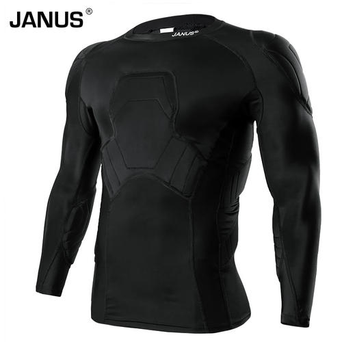 足球球衣长袖秋冬季防撞紧身衣