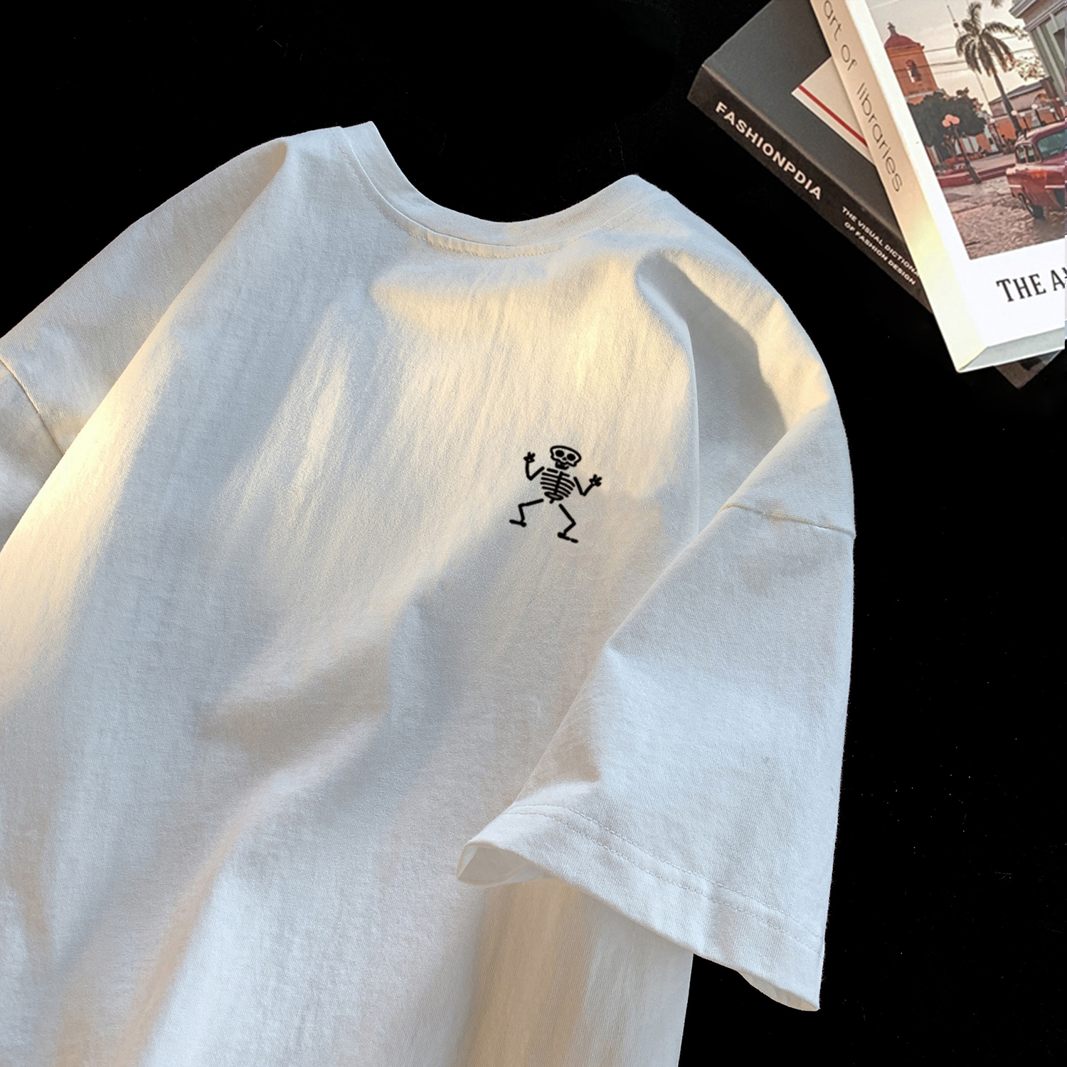 大牌清仓~外贸原单专柜美式复古街头潮牌纯棉短袖t恤男女夏季上衣