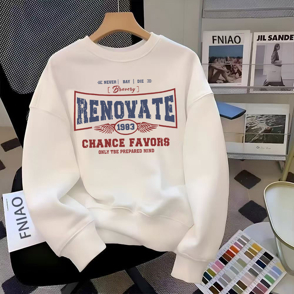 品牌外贸~大牌专柜清仓韩版宽松重磅加绒加厚卫衣男女秋冬外套潮