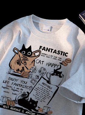 海外订单尾货~大牌撤回外贸美式潮流纯棉短袖t恤男女夏季情侣上衣