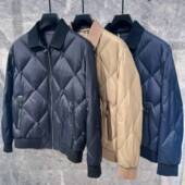 保暖外套 翻领羽绒服90白鸭绒潮牌轻奢商务时尚 欧货高端秋冬季 男士