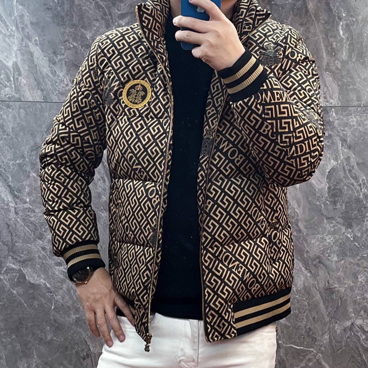 欧货高端冬季男士羽绒服立领修身