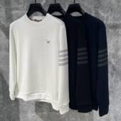 男士 长袖 卫衣t恤加绒加厚潮牌修身 欧货高端秋冬季 轻奢打底衫 休闲T