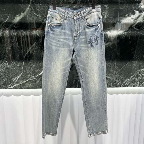 2026春夏季男士牛仔裤小脚修身