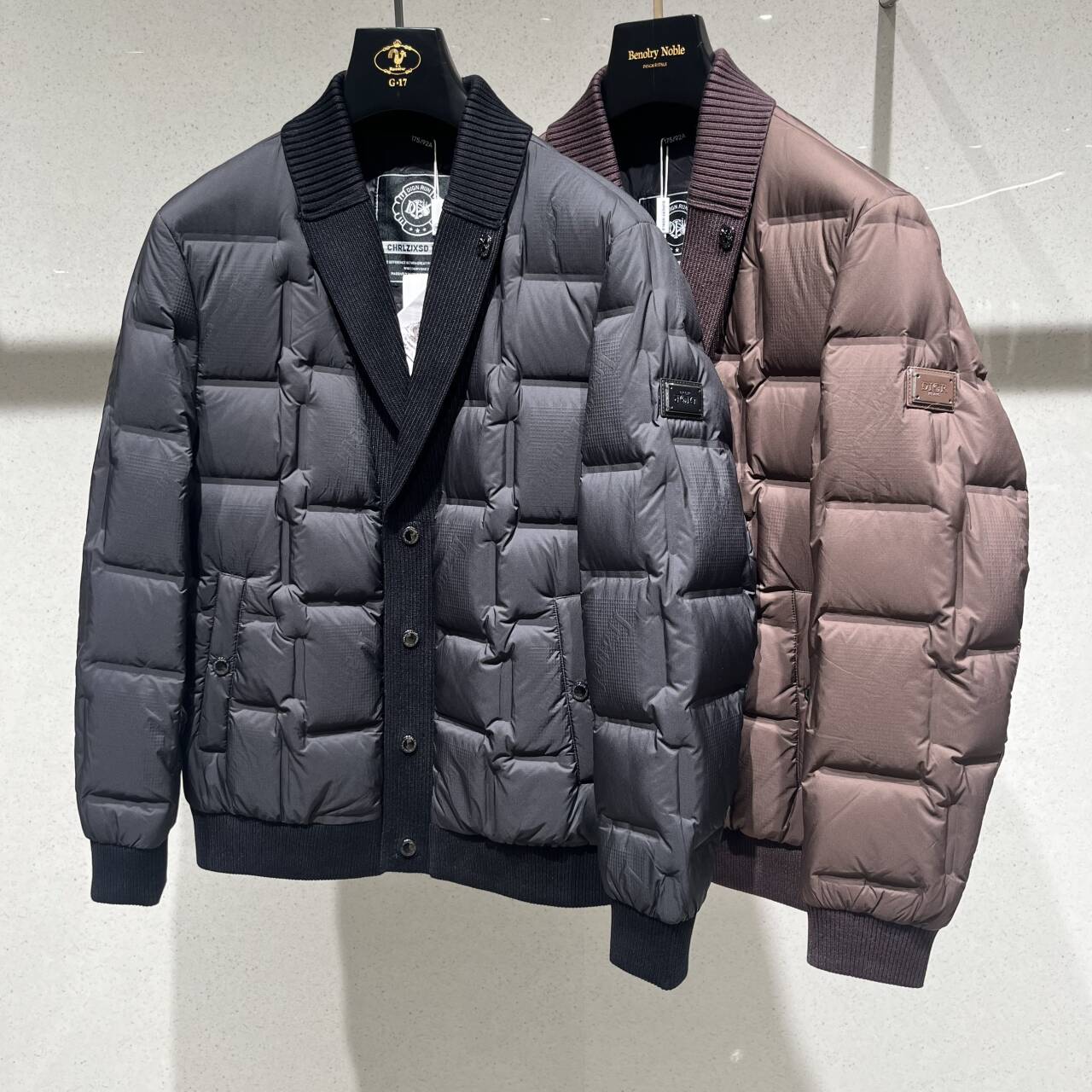 欧货高端秋冬季男士羽绒服轻薄款