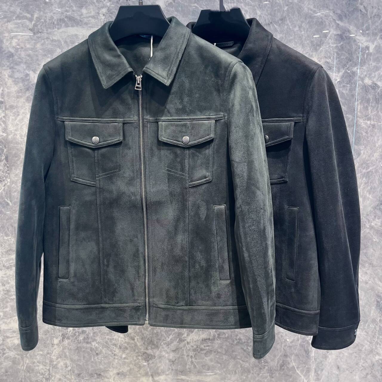 欧货高端秋季男士长袖翻领外套