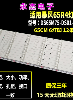 暴风65R4灯条65A14A灯条65X3灯65AI4A DS65M75-DS01-V01 DSBJ-WG