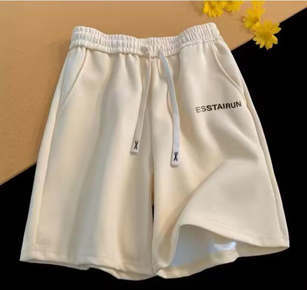 夏季宽松五分短裤男大码夏季男士直筒运动裤休闲百搭5分中裤子潮