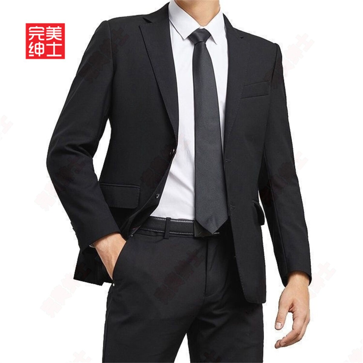 休闲西服套装男士韩版西服外套伴郎新郎结婚商务职业正装小西装男