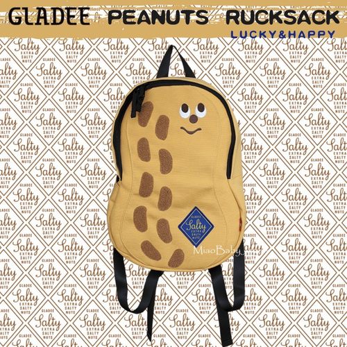 日本GLADEE好事花生双肩包