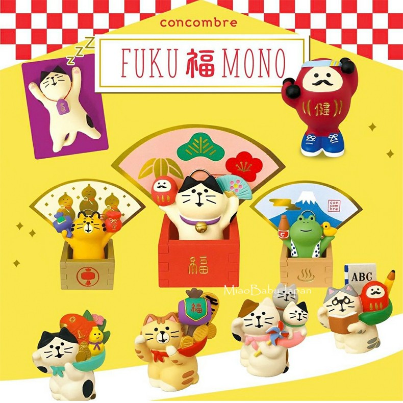 日本正版DECOLE摆件健身达摩君