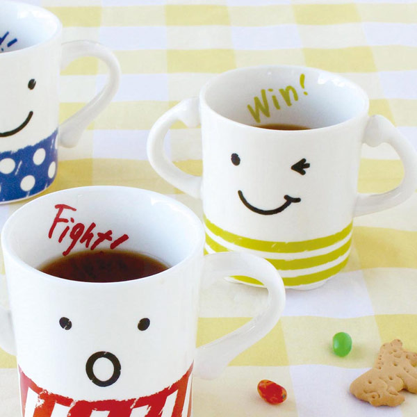 要加油哦马克杯日本IZAWA陶瓷杯