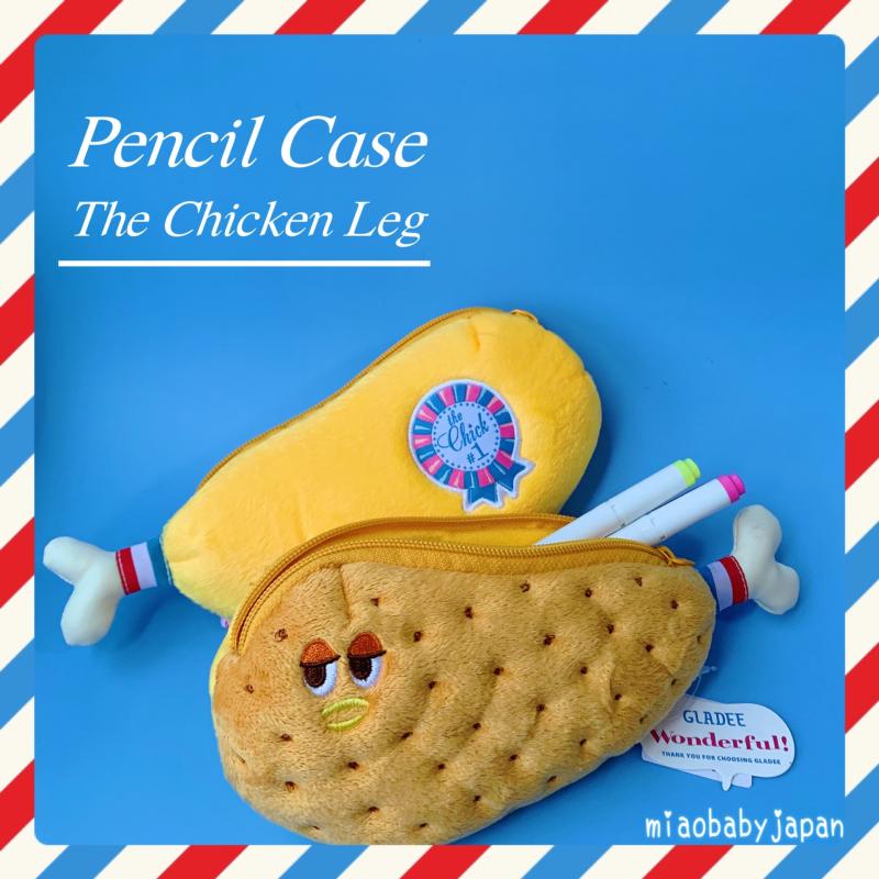 日本正版GLADEE鸡腿笔袋
