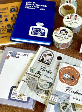 HelloSmallThings艺术家Eric松原衣理子日本手帐贴纸胶带便签本