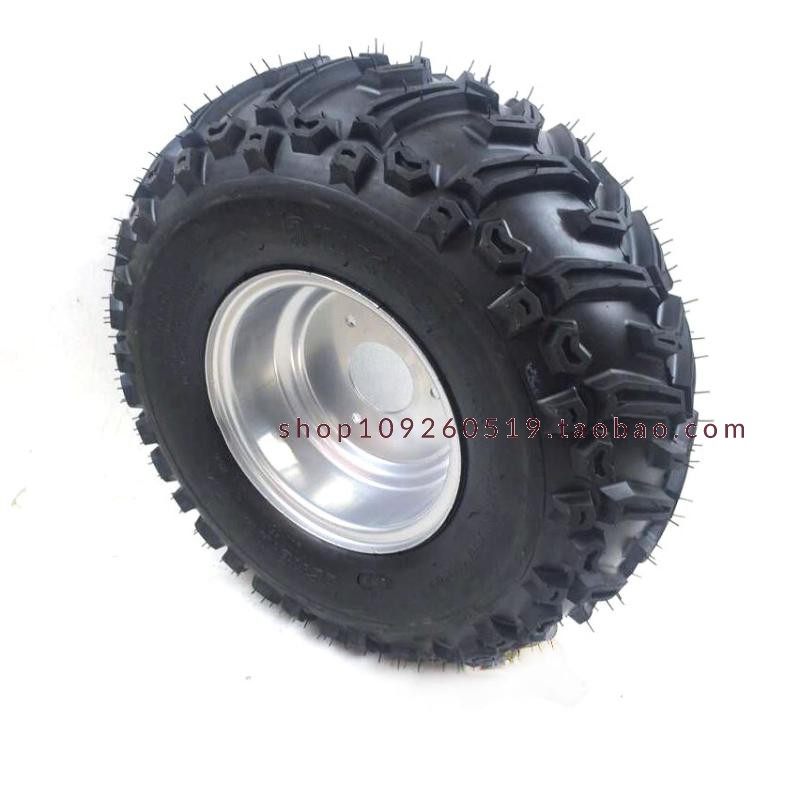 四轮改装卡丁车沙滩车配件7寸越野轮胎 16&times;8.00-7真空轮胎铁轮毂
