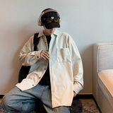 2024秋季宽松灯芯绒外套男大码港风boy休闲潮流衬衫CS7011，男装衬衫，星座222