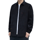 2024冬装新灯芯绒长袖宽松衬衫男装冬季休闲衬衣外套H6022-P45，男装衬衫，星座222