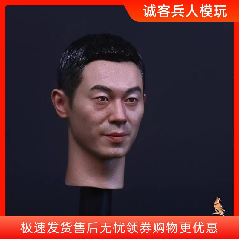 现货十二点 1/6兵人头雕 TM014 志愿军头雕-指导员梅生