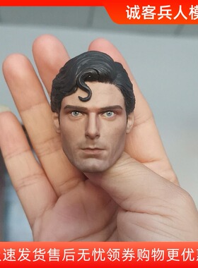 1/6男兵人 超人  头雕 Superman 经典克里斯托弗里夫头雕