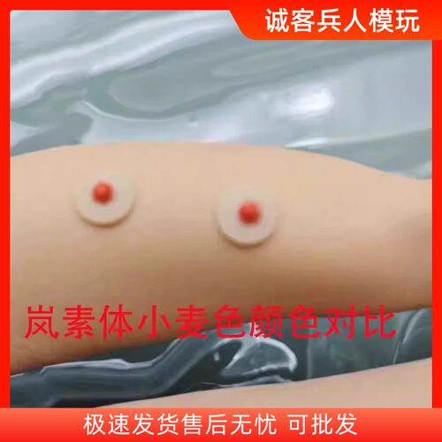 1/6女兵人胸贴胸部替换件适合TBL岚女其它素体自D12寸女人偶配件