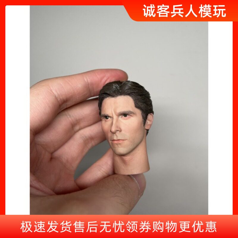 艾克斯涂装室 手工上色1/6兵人头雕 蝙蝠侠头雕/贝尔头雕/贝尔1/6