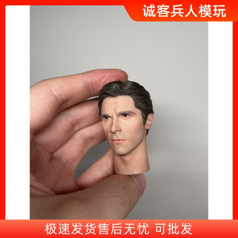 艾克斯涂装室 手工上色1/6兵人头雕 蝙蝠侠头雕/贝尔头雕/贝尔1/6