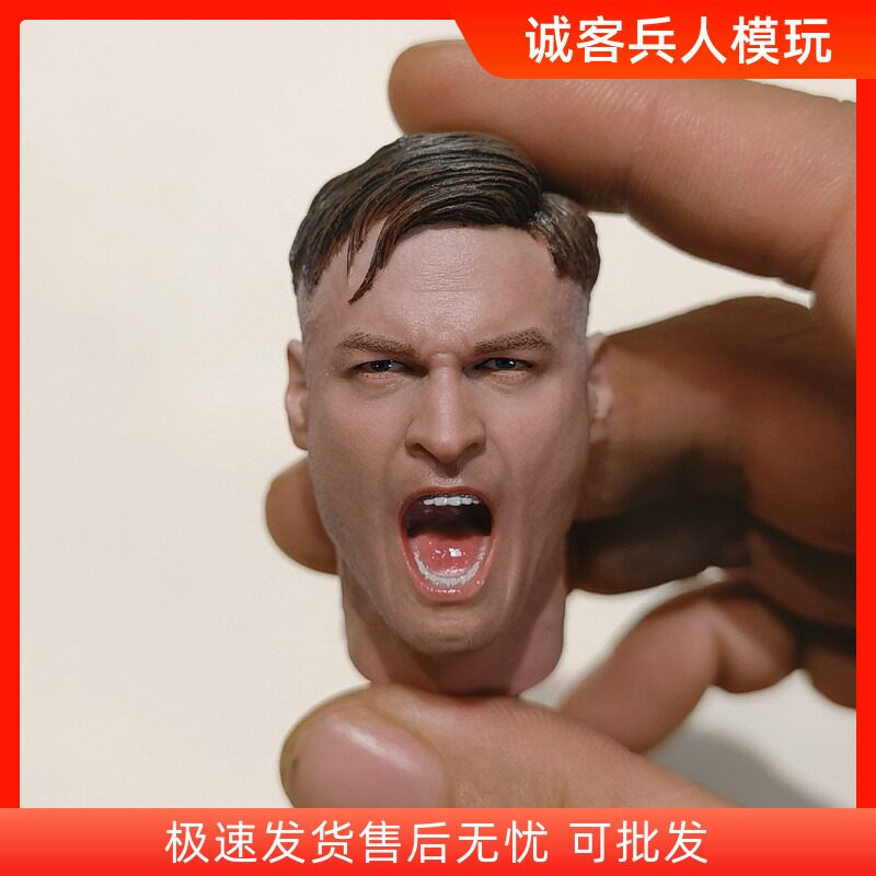 兵人1/6系列 第三方 机枪手  非DID 呐喊头雕 模型 现货