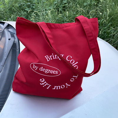 小众设计感时尚帆布托特包