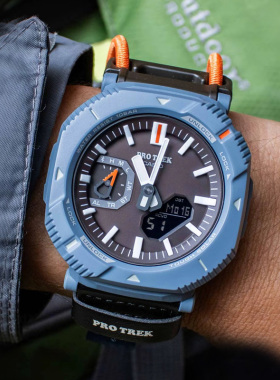 卡西欧太阳能蓝牙PROTREK徒步旅行运动表PRJ-B001B-2/B001-7/1PR