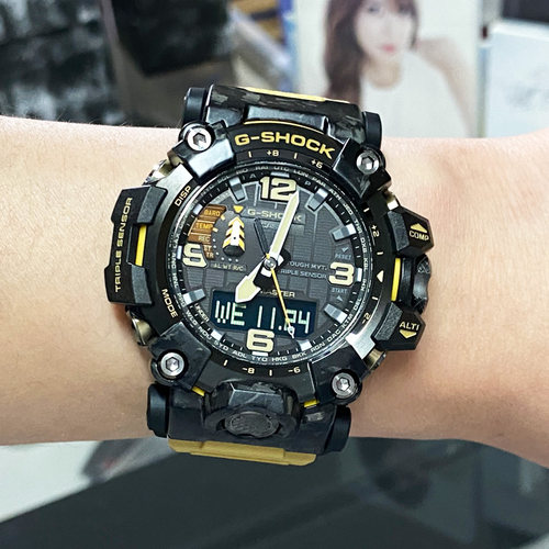 卡西欧gshock光波大泥王男士手表