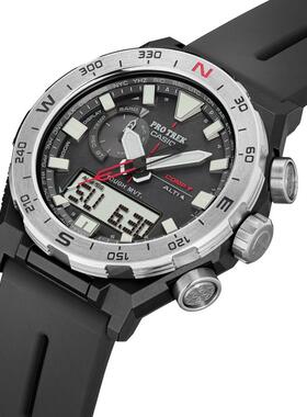 卡西欧太阳能登山男表电波手表PRW-6800-1/6800Y-3/61/PRG-601YB